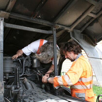 Crash-Kurs in Lastwagen-Mechanik